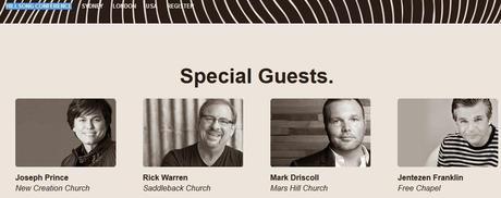 Rick Warren on the lineup for Hillsong Conference 2015.