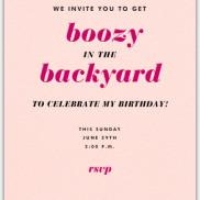 My Backyard Birthday Party!