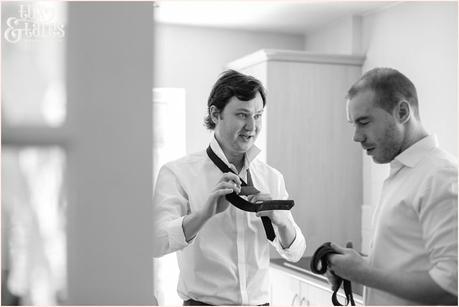 Groom gets ready wedding photography