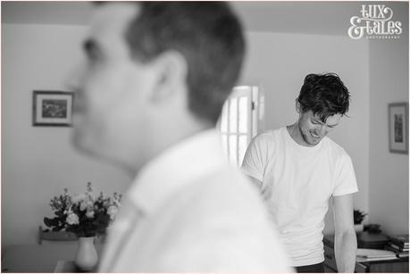 Groom preparation documentary wedding photography