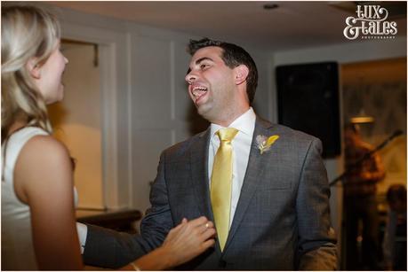 singing and revelry at informal manchester wedding