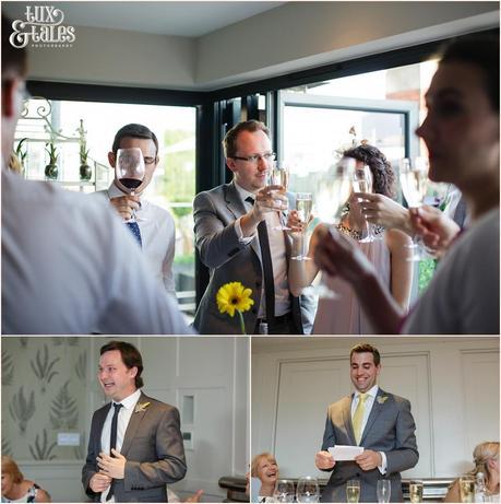 Speeches at wedding at Great John Street Hotel