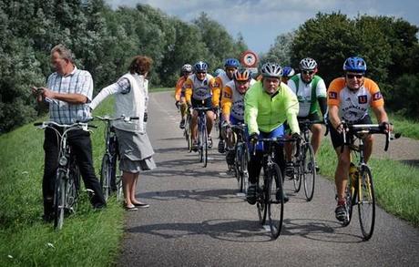 The swarm of cyclists