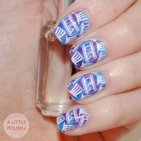 Patriotic Stamping - Happy 4th of July!