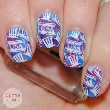 Patriotic Stamping - Happy 4th of July!