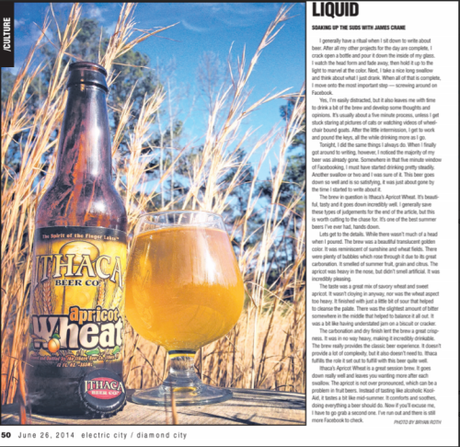 electric city-newspaper-ithaca-beer-apricot wheat-beertography-photo-picture