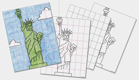 How to Draw the Statue of Liberty