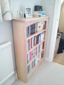 New bookcase #2 comfort reads (well it IS in my bedroom).