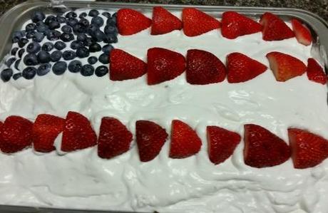 Easy 4th of July Cake