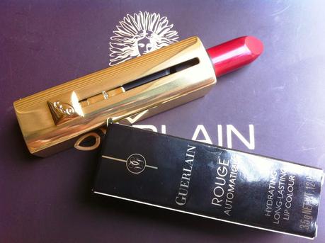 Guerlain Rouge Automatique Lipstick Samsara (124) - Review, Swatch, FOTD