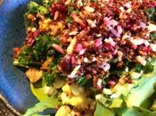 Quinoa Salad with Beets, Feta Kale