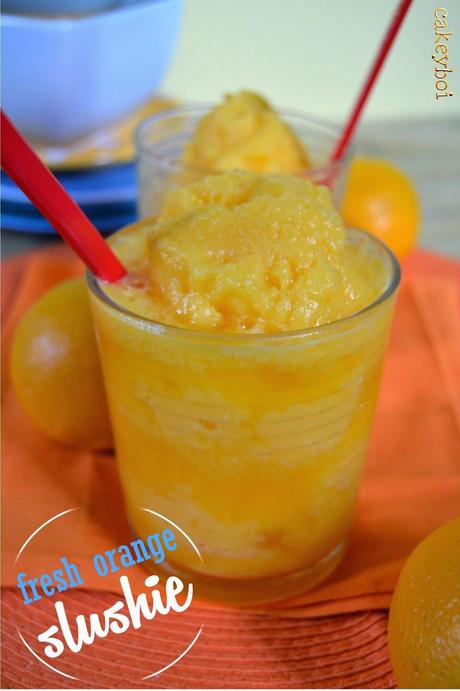 Fresh Orange Slushie