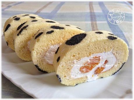 Mandarin Orange Swiss Roll