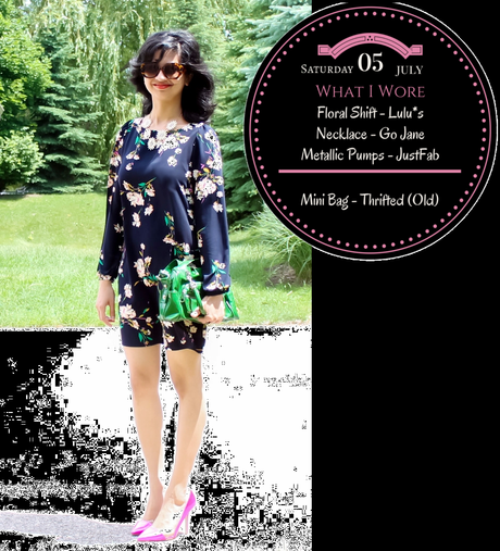 OOTD: The Floral Shift Dress