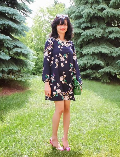 OOTD: The Floral Shift Dress