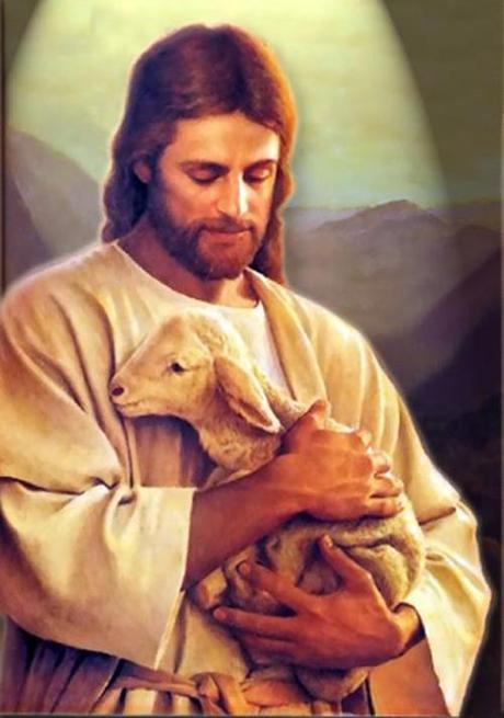 Jesus with lamb
