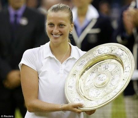 Petra Kvitova thumped Eugenie Bouchard ... will it be Djokovic or Federer