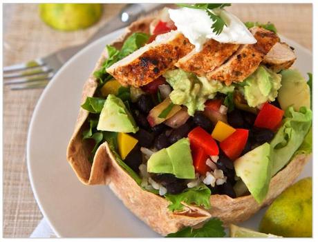 Chicken taco bowl 