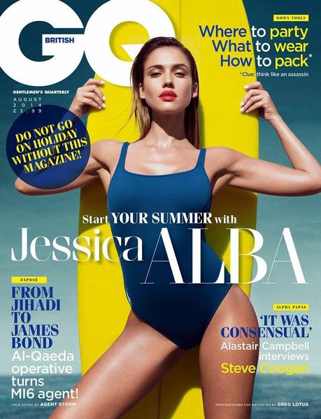 Jessica Alba for GQ UK Cover Shoot