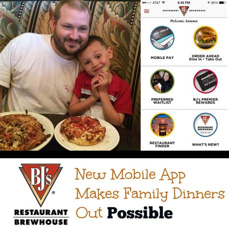 BJ's New Mobile App Makes Happy Family Dinners Out POSSIBLE
