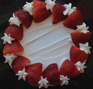 strawberry cake