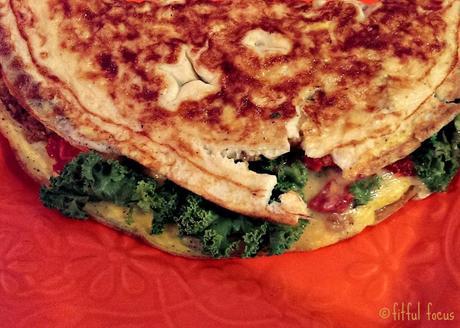 Sundried Tomato & Kale Omelet via Fitful Focus 3