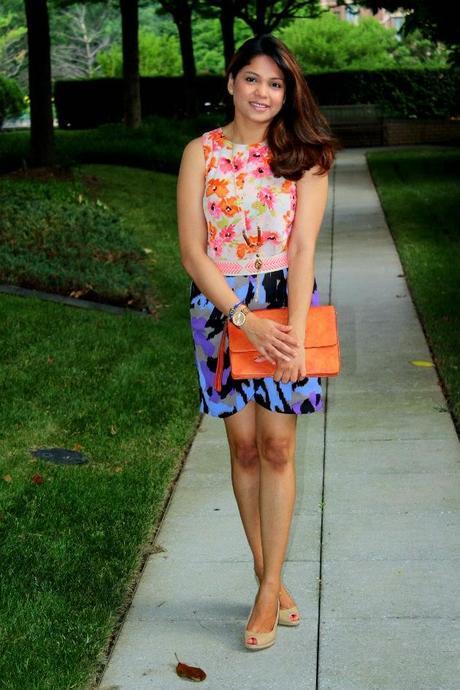 THE PRINTED TULIP SKIRT