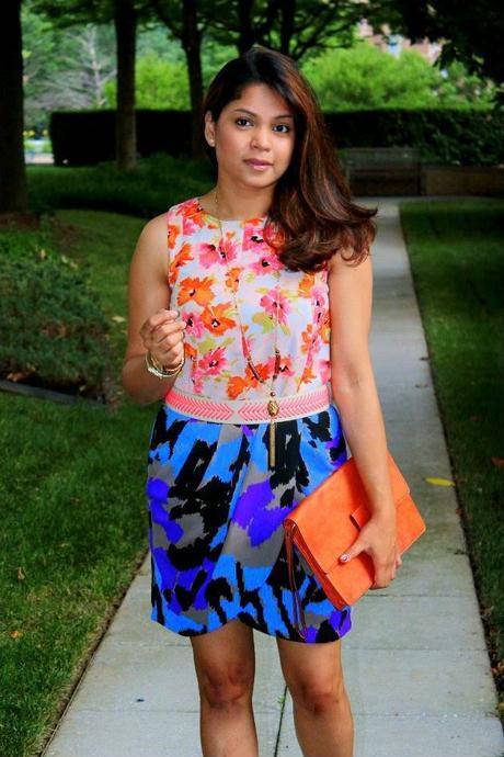 THE PRINTED TULIP SKIRT