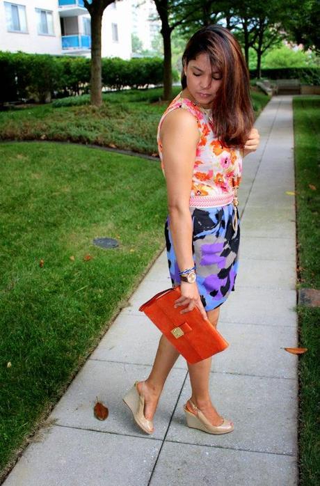 THE PRINTED TULIP SKIRT