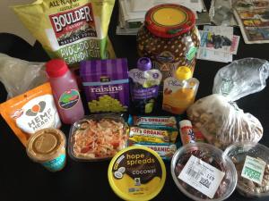 Whole Foods buys (minus unpictured produce). 