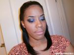 Face Of The Day: Dramatic Blue Eyes + Nude Lips