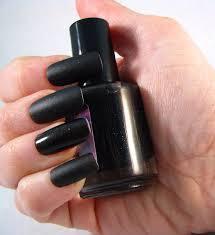 matte black polish womens fashion 