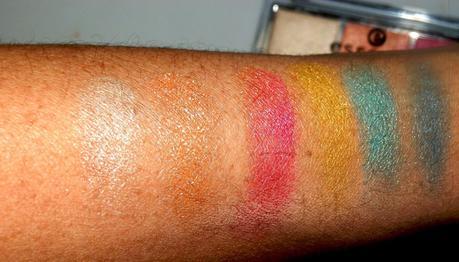 Essence All About Paradise Eye Shadow Palette Swatches 