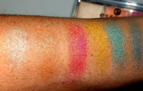 Essence All About Paradise Eye Shadow Palette Swatches 