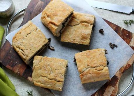 Stuffed Mushroom & Cheese Focaccia