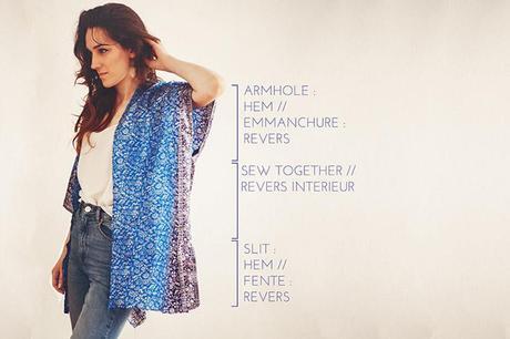 how to make a kimono