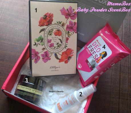 Memebox Bundle - The Scentboxes - Rose, Grapefruit & Baby Powder