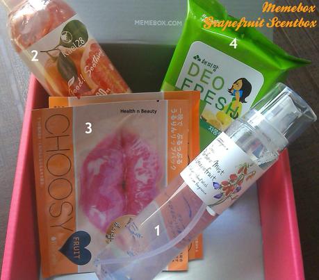 Memebox Bundle - The Scentboxes - Rose, Grapefruit & Baby Powder