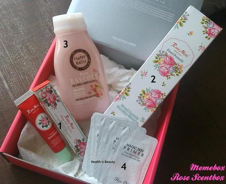 Memebox Bundle - The Scentboxes - Rose, Grapefruit & Baby Powder