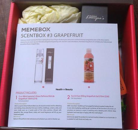 Memebox Bundle - The Scentboxes - Rose, Grapefruit & Baby Powder