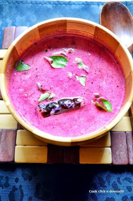 Beetroot raita(thayir pachadi) recipe | how to make beetroot raita