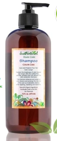 http://www.justnaturalskincare.com/hair-color-treated/color-care-natural-shampoo.html