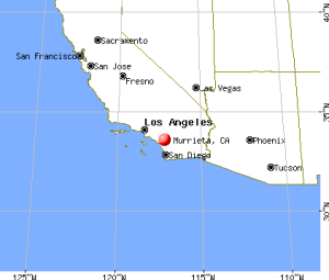 Murrieta, CA map