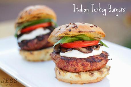 {Italian} Turkey Burgers