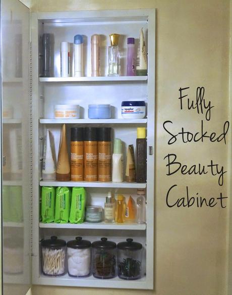 DIY: bathroom organization  