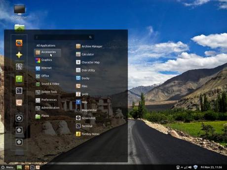 Linux-Mint-13-Desktop