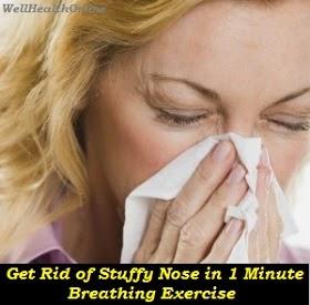 Get Rid of Stuffy Nose in 1 Minute