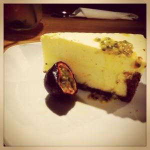 White chocolate and passion fruit cheesecake Giraffe restaurant review silverburn tesco Glasgow food drink blog 