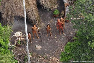 Previously Uncontacted Tribe in Brazil Reveal Themselves for the First Time