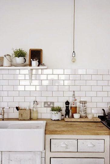 inspiration board | white subway tiles + kitchen